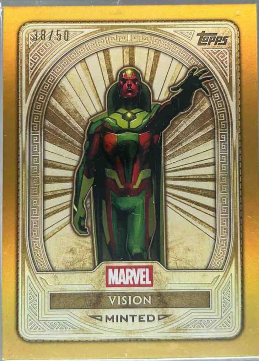 Vision [Gold Foil] #100 Prices | Marvel 2025 Topps Mint | Marvel Cards