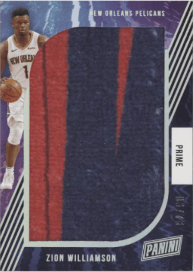 Zion Williamson #ZW Basketball Cards 2021 Panini Father's Day