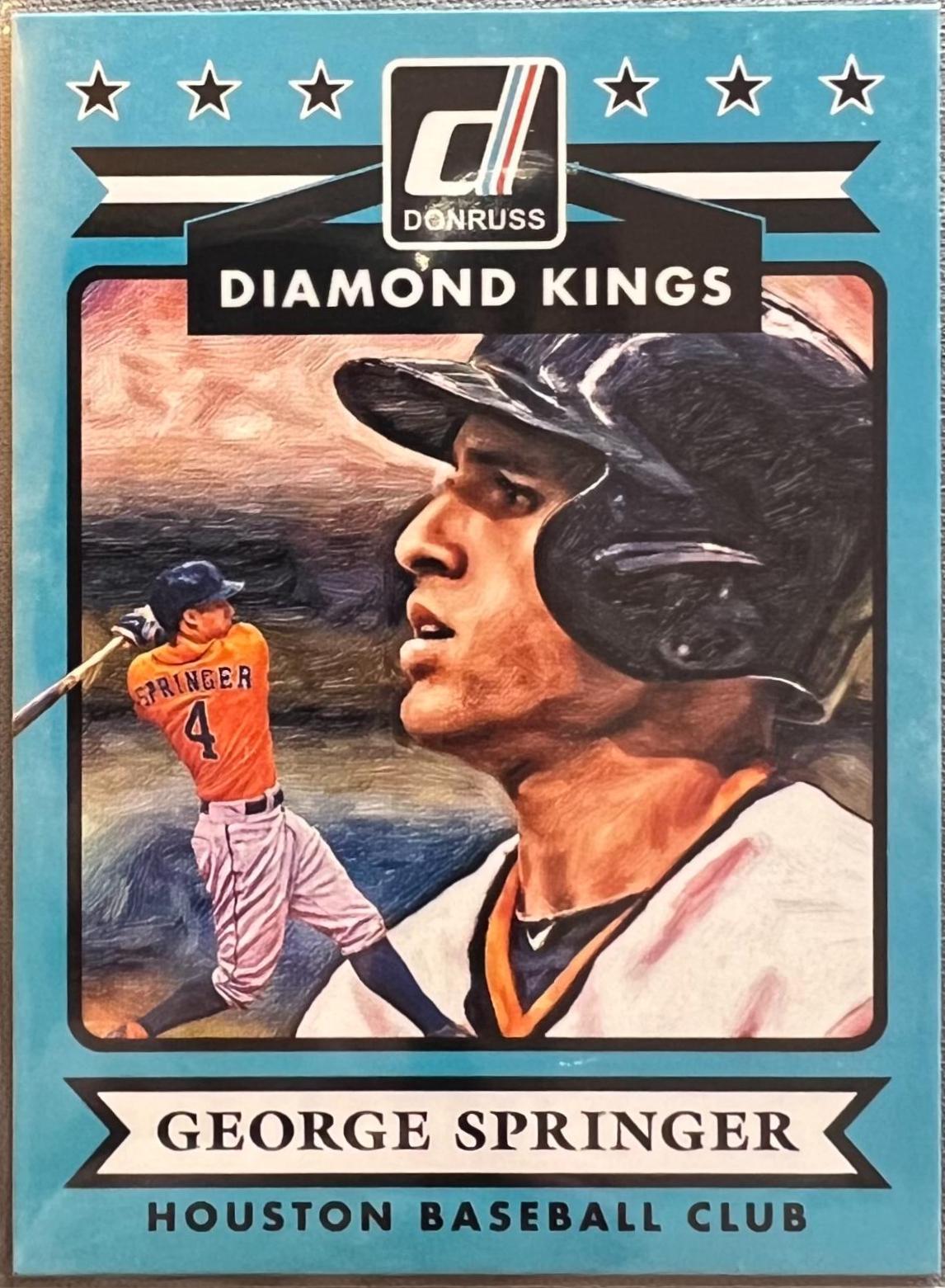 George Springer #11 Baseball Cards 2015 Donruss