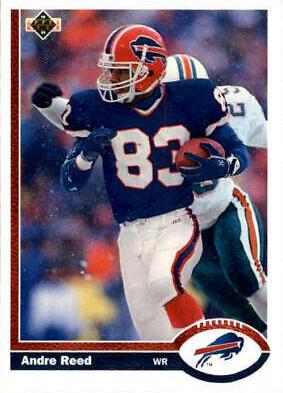 Andre Reed #43 Football Cards 1991 Upper Deck