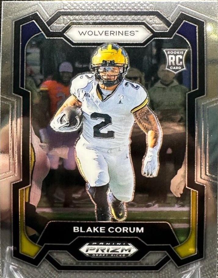 Blake Corum #128 Football Cards 2024 Panini Prizm Draft Picks
