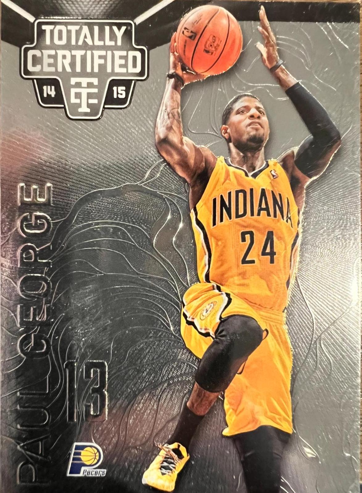 Paul George #2 Basketball Cards 2014 Panini Totally Certified