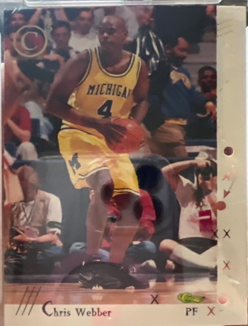 Chris Webber #1 1993 Classic Basketball