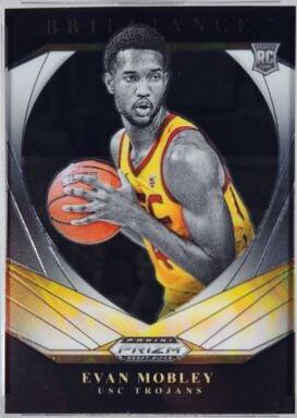 Evan Mobley #2 Basketball Cards 2021 Panini Prizm Draft Picks Brilliance
