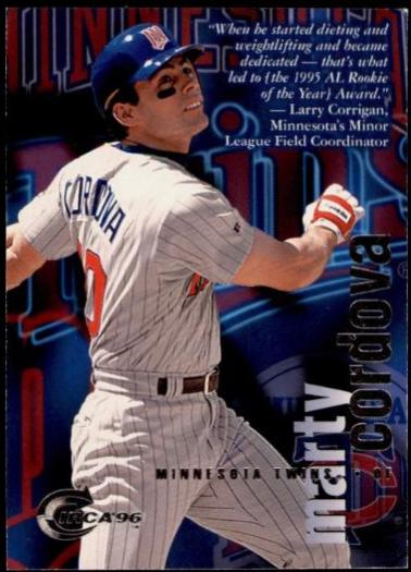 Marty Cordova #55 Baseball Cards 1996 Circa