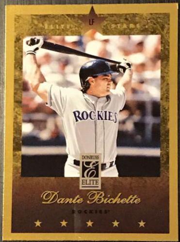 Dante Bichette #60 1997 Panini Donruss Elite Baseball