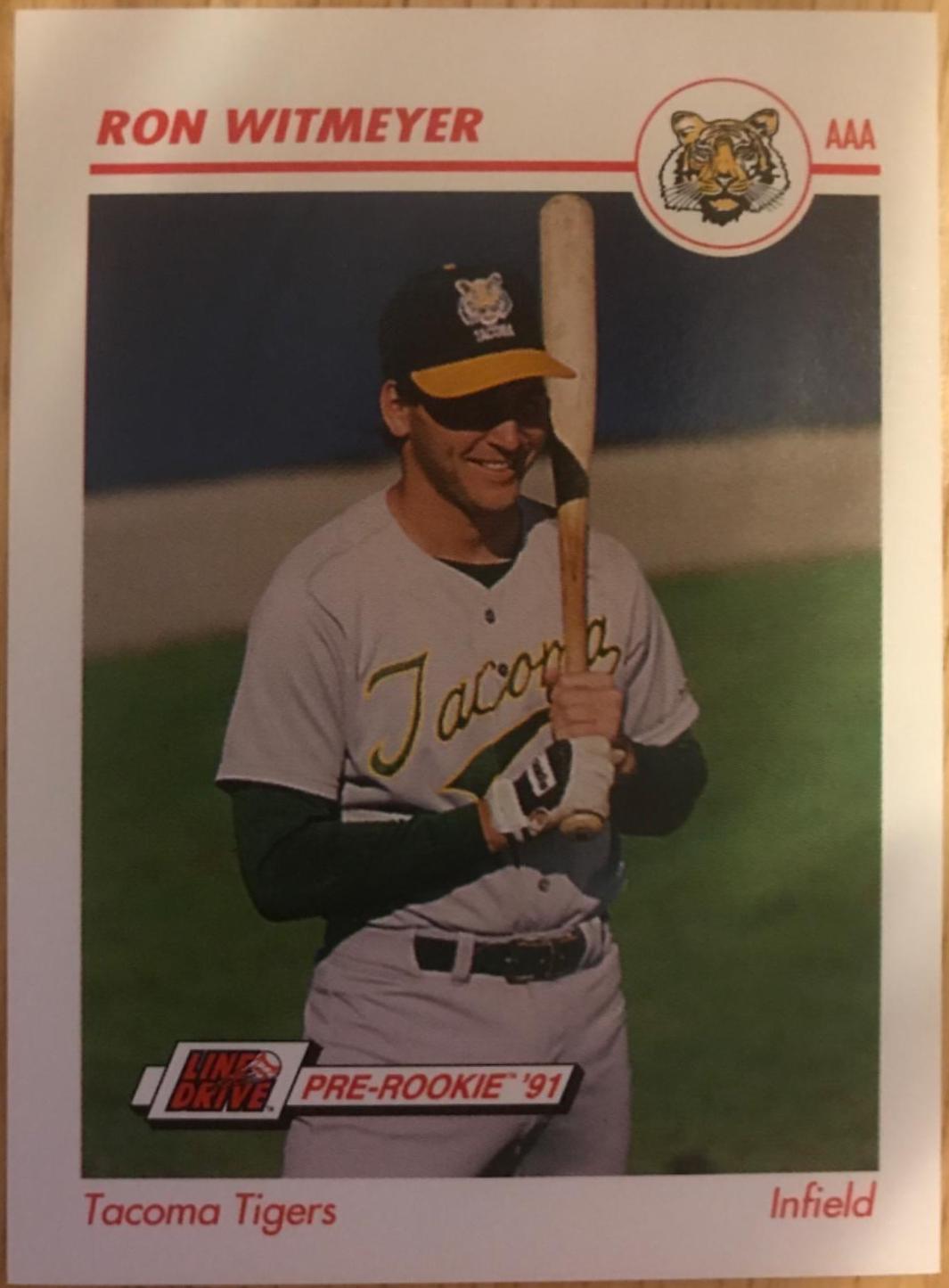 Ron Witmeyer #548 1991 Line Drive AAA Baseball