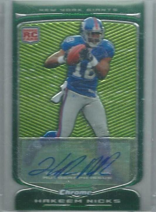 Hakeem Nicks [Autograph Silver] #124