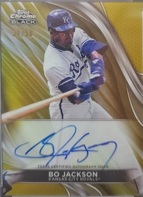 Bo Jackson [Gold Refractor] #CBA-BJ