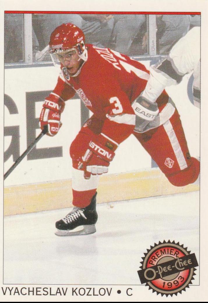 Vyacheslav Kozlov #71 Hockey Cards 1993 O-Pee-Chee Premier