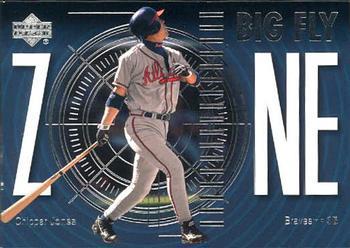 Chipper Jones #Z10 Baseball Cards 2002 Upper Deck Big Fly Zone