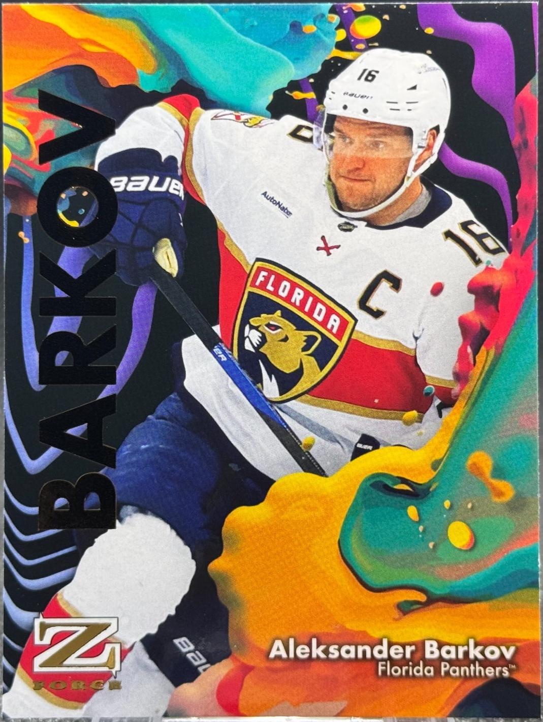 Aleksander Barkov #11 Hockey Cards 2024 SkyBox Metal Universe Z-Force