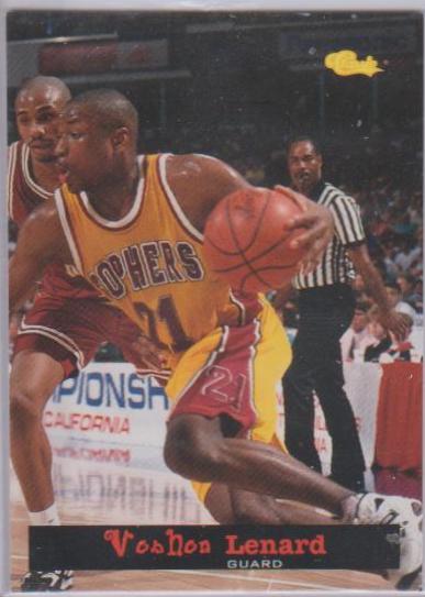 Voshon Lenard #73 Basketball Cards 1994 Classic Draft