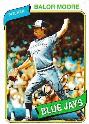Balor Moore #19 Baseball Cards 1980 Topps