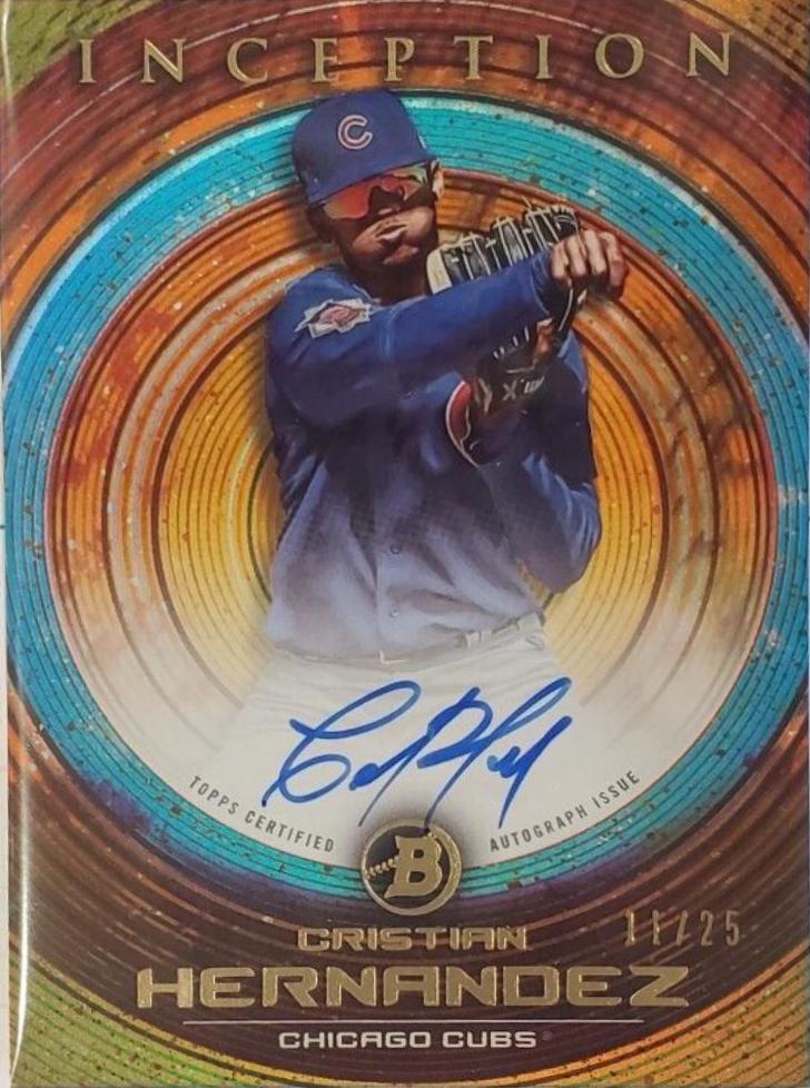 Cristian Hernandez #PA-CH 2022 Bowman Inception Baseball Prospect Autographs