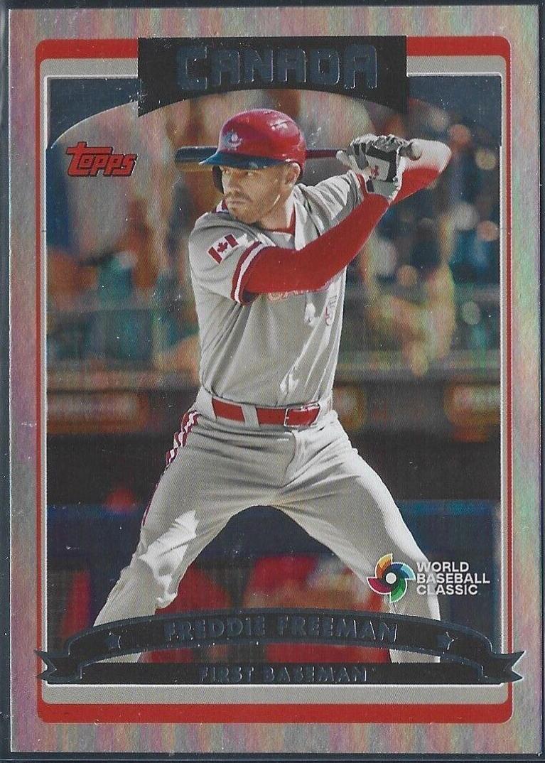 Freddie Freeman #2006-1 Baseball Cards 2023 Topps World Classic 2006