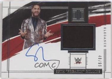 Seth 'Freakin' Rollins #EM-SRL Wrestling Cards 2022 Panini Impeccable WWE Elegance Memorabilia Autographs