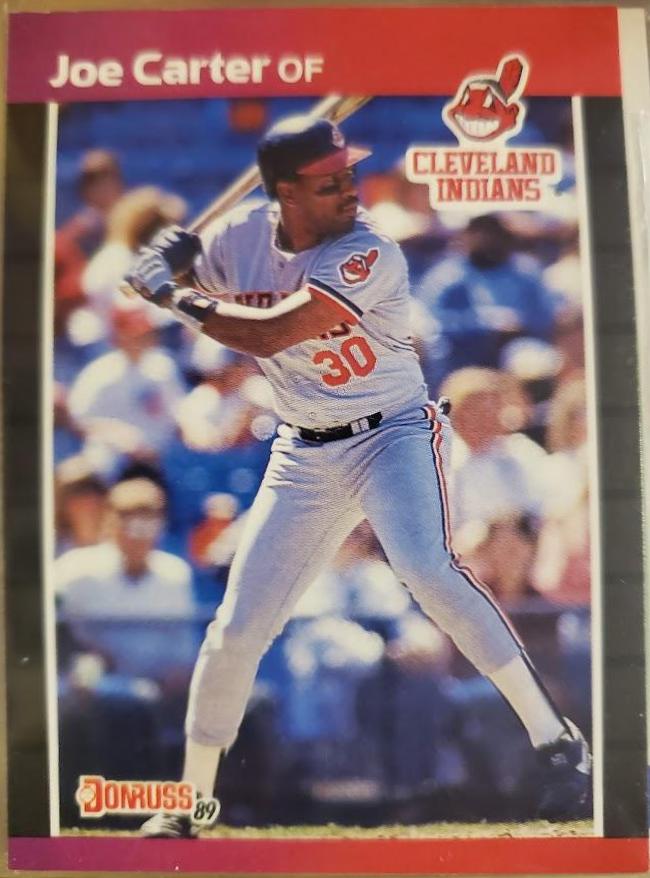 Joe Carter #83 Baseball Cards 1989 Donruss