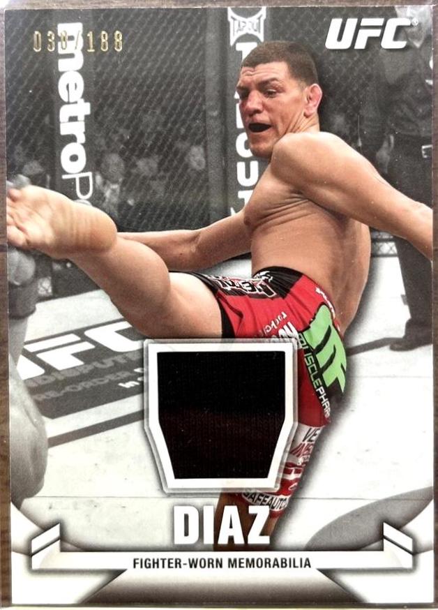Nick Diaz #KR-ND Ufc Cards 2013 Topps UFC Knockout Relics