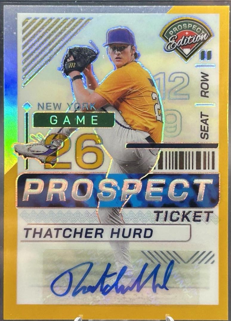 Thatcher Hurd [Gold Holo Ticket Signature] #183