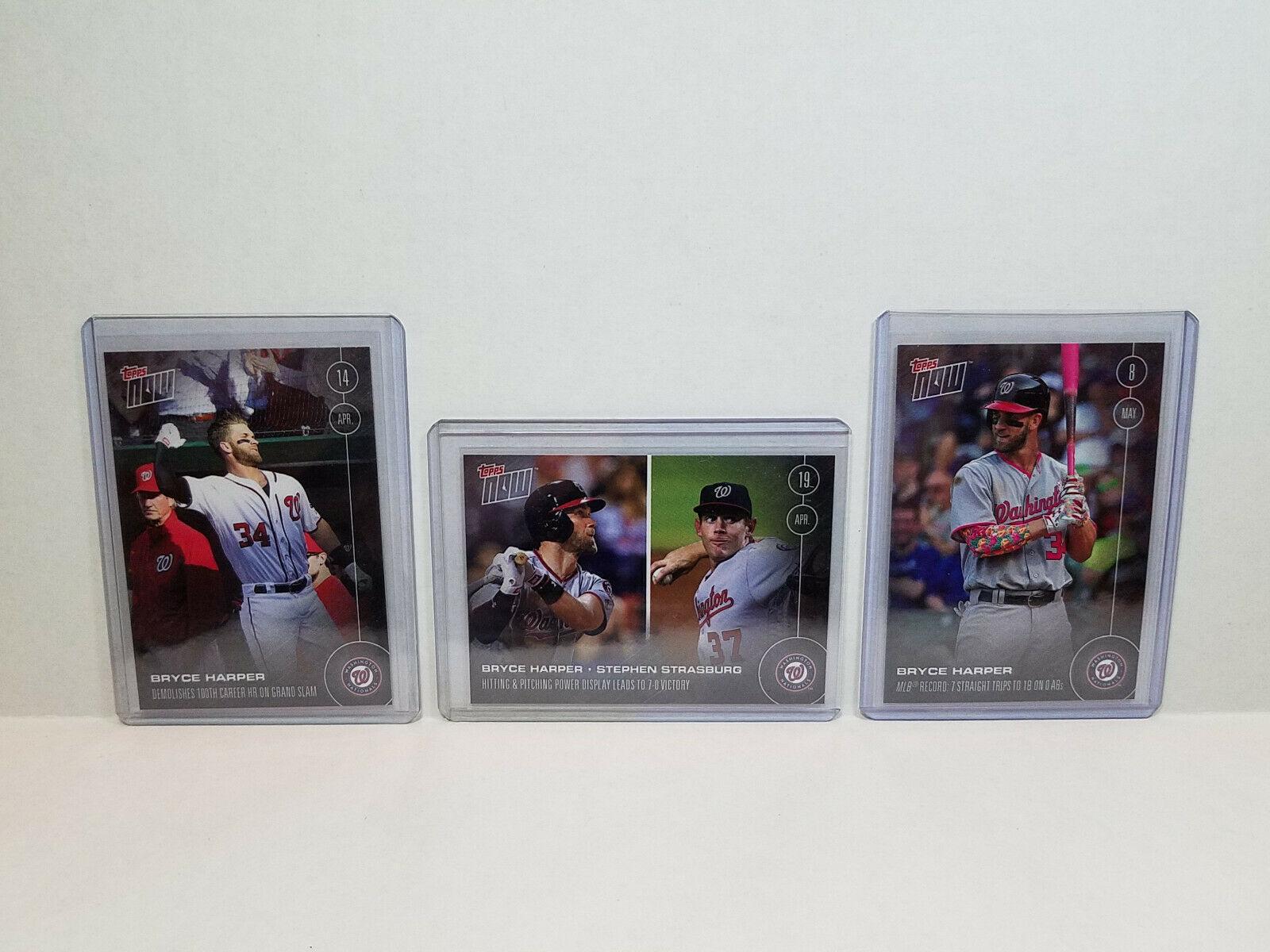 Bryce Harper, Stephen Strasburg #28 Baseball Cards 2016 Topps Now