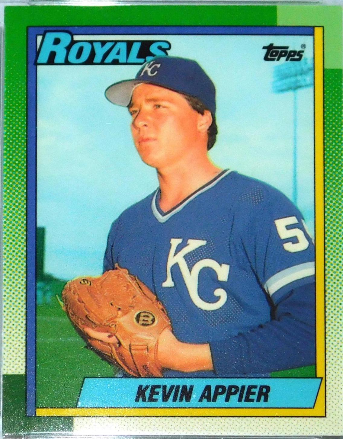 Kevin Appier #167 Baseball Cards 1990 Topps Traded Tiffany