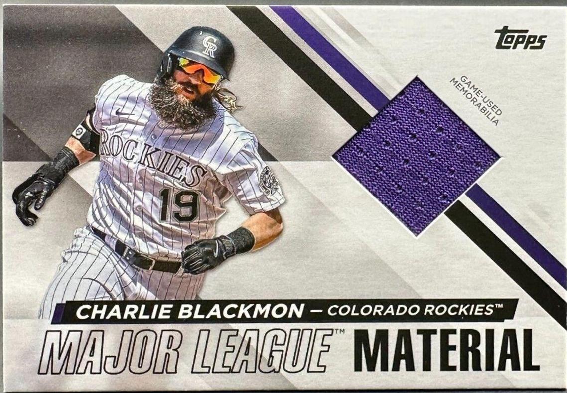 Charlie Blackmon #MLM2-CB 2024 Topps Major League Material Baseball