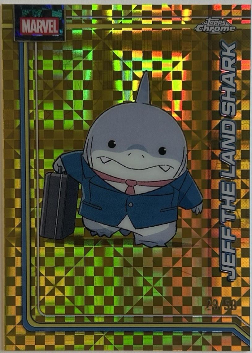 Jeff the Land Shark Gold X-Fractor