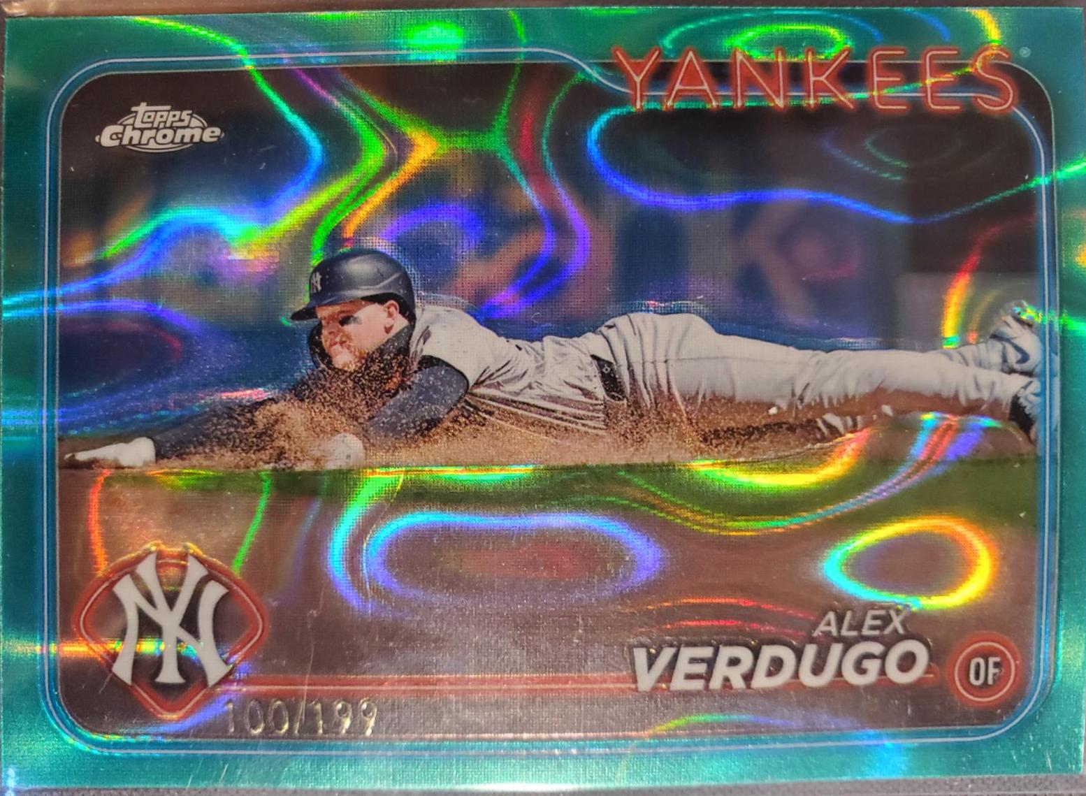 Alex Verdugo [Aqua Lava Refractor] #11