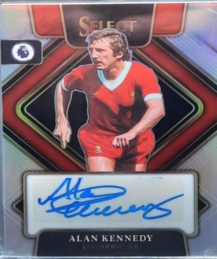 Alan Kennedy #S-ALK Soccer Cards 2022 Panini Select Premier League Signatures