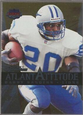 Barry Sanders #11AA Football Cards 1999 Skybox Dominion Atlantattitude