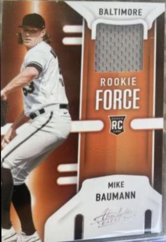 Mike Baumann #RF-MB Baseball Cards 2022 Panini Absolute Rookie Force