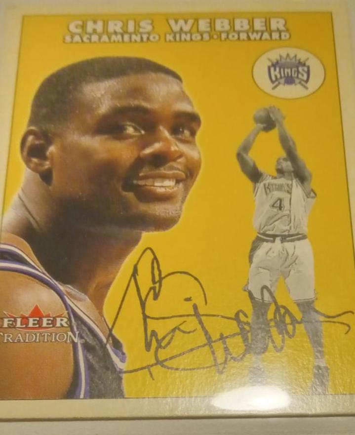 Chris Webber #63 Basketball Cards 2001 Fleer Tradition