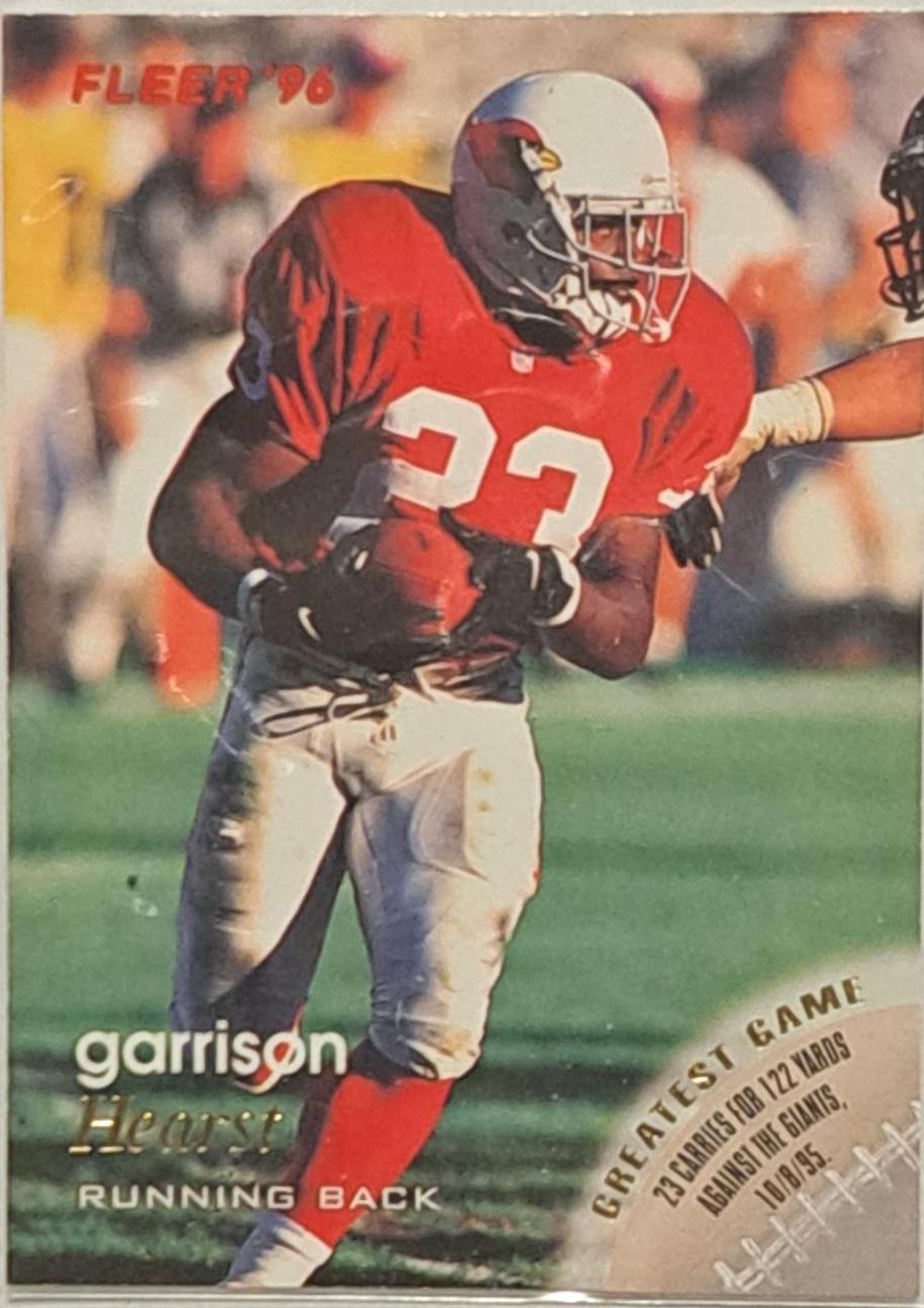 Garrison Hearst #1 Football Cards 1996 Fleer Metal