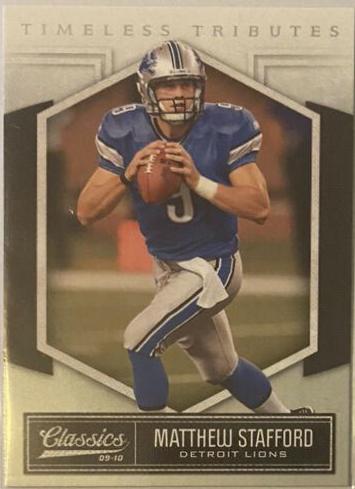 Matthew Stafford #33 Football Cards 2010 Panini Classics