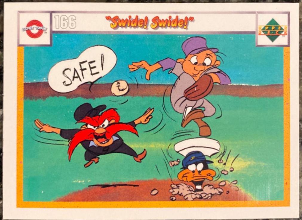 “Swide! Swide!” #166 / 175 Baseball Cards 1990 Upper Deck Comic Ball