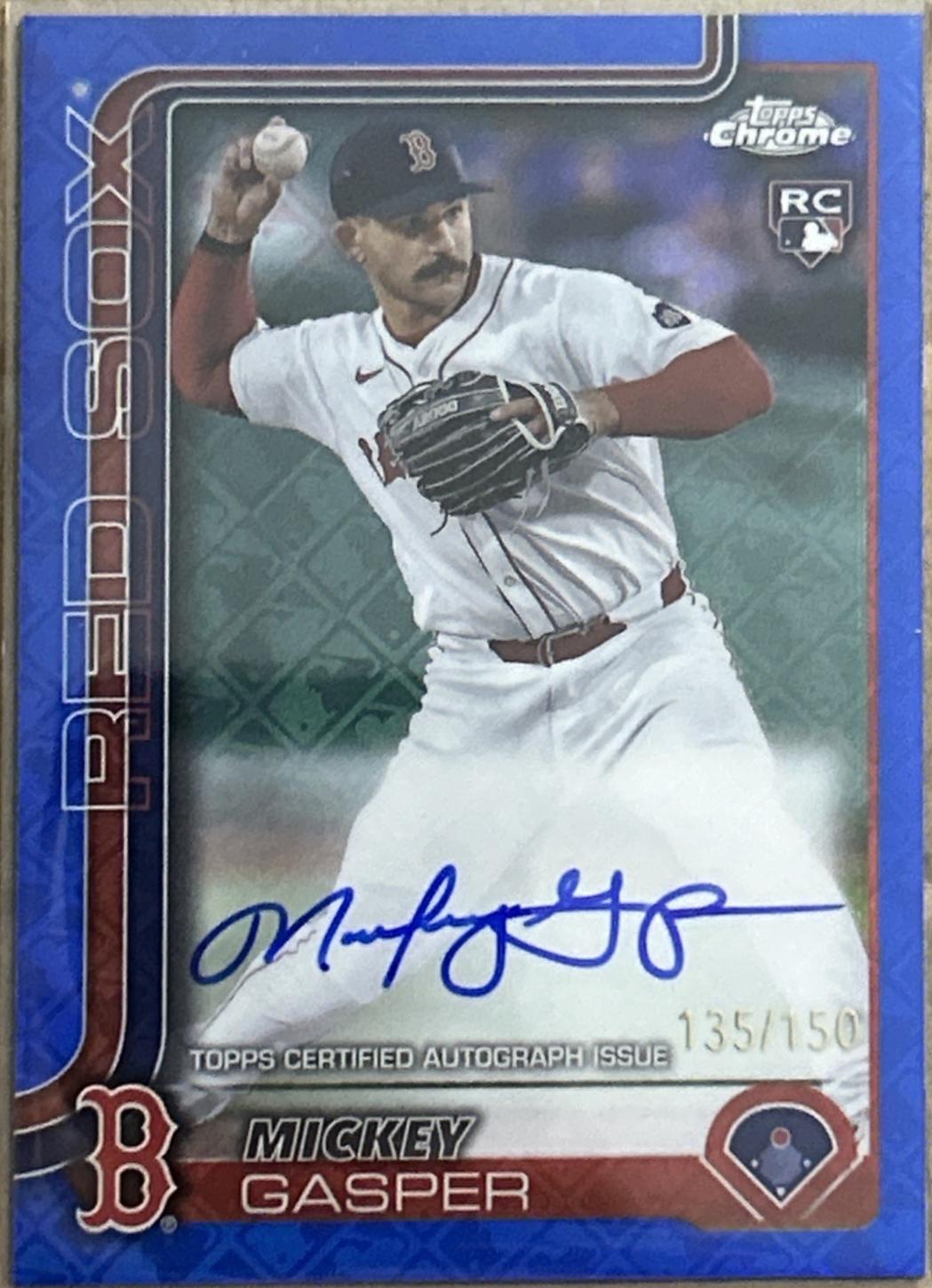 Mickey Gasper [Blue Refractor] #RA-MG