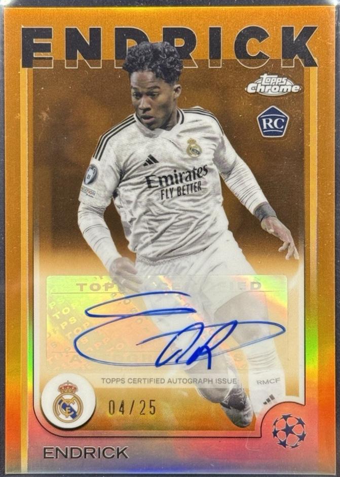 Endrick [Orange Refractor] #CA-E Prices | 2024 Topps Chrome UEFA