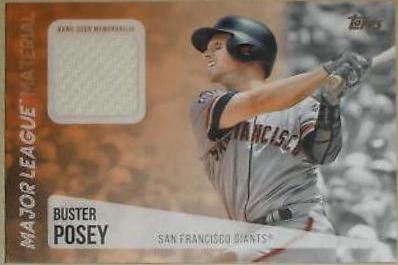 Buster Posey #BP Baseball Cards 2019 Topps Major League Material