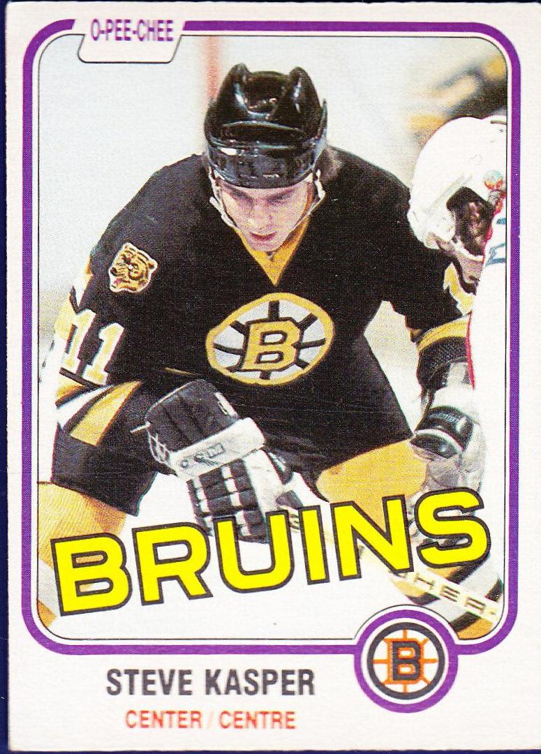 Steve Kasper #4 Hockey Cards 1981 O-Pee-Chee
