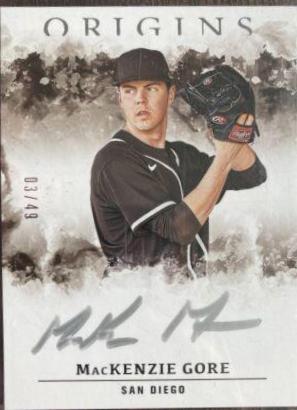 MacKenzie Gore #OASI-MG 2021 Panini Chronicles Origins Autographs Baseball