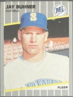 Jay Buhner #542 Baseball Cards 1989 Fleer