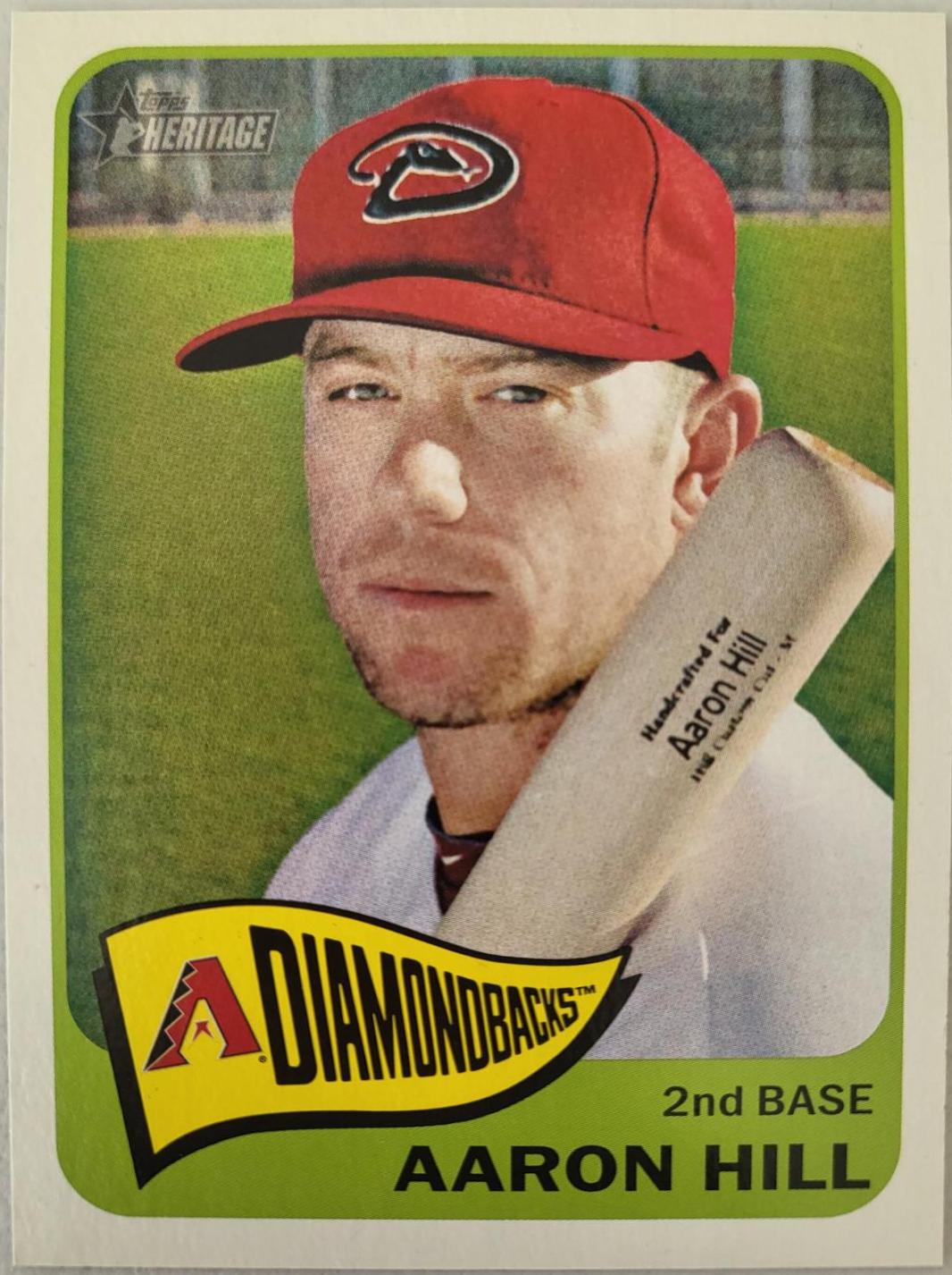 Aaron Hill #44 Baseball Cards 2014 Topps Heritage
