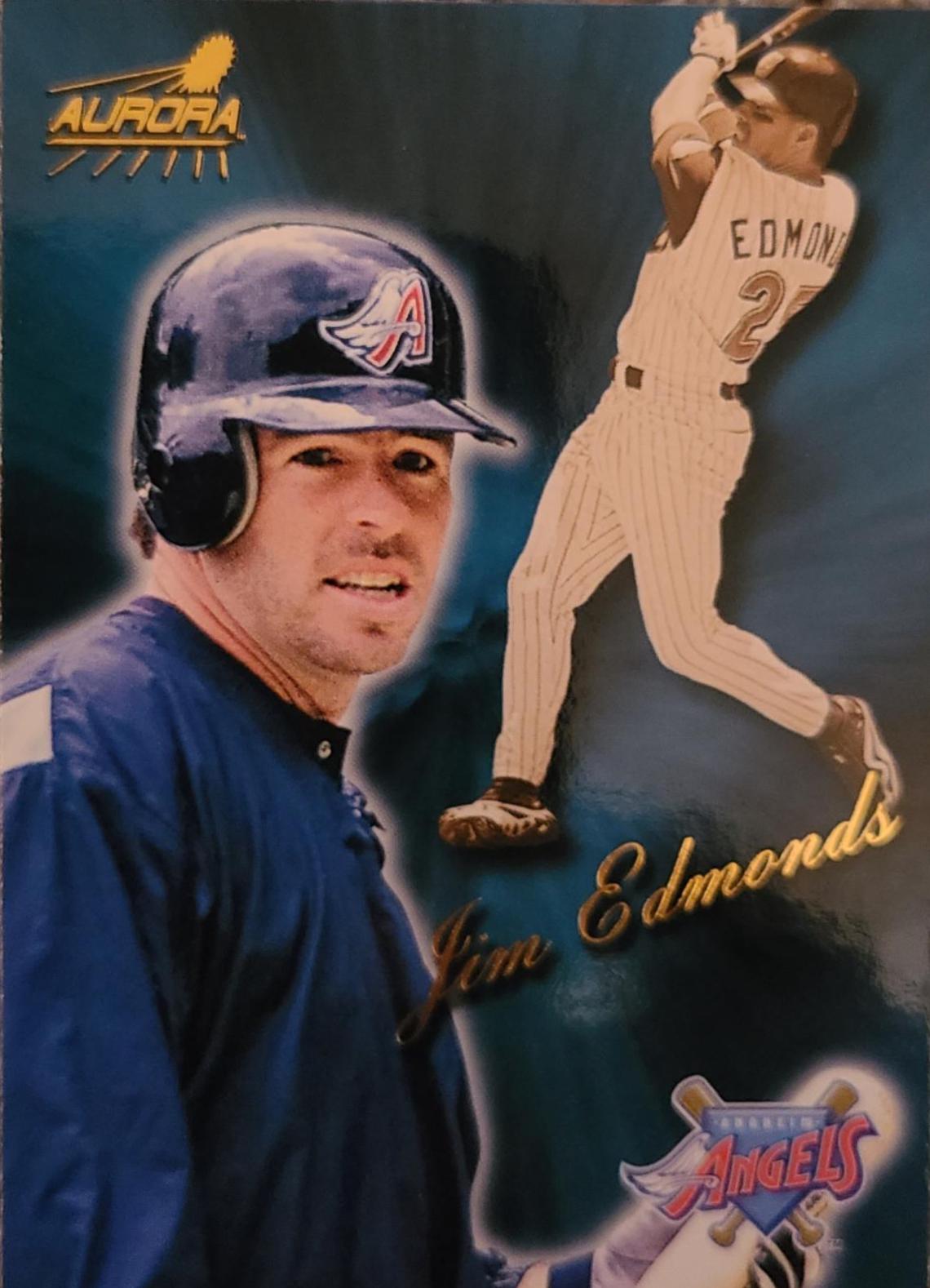 Jim Edmonds #2 Baseball Cards 1999 Pacific Aurora