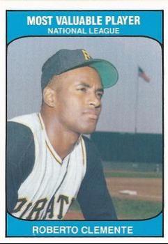 Roberto Clemente Baseball Cards 1985 TCMA Most Valuable Player