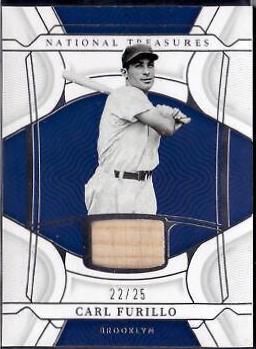 Carl Furillo #5 Baseball Cards 2022 Panini National Treasures