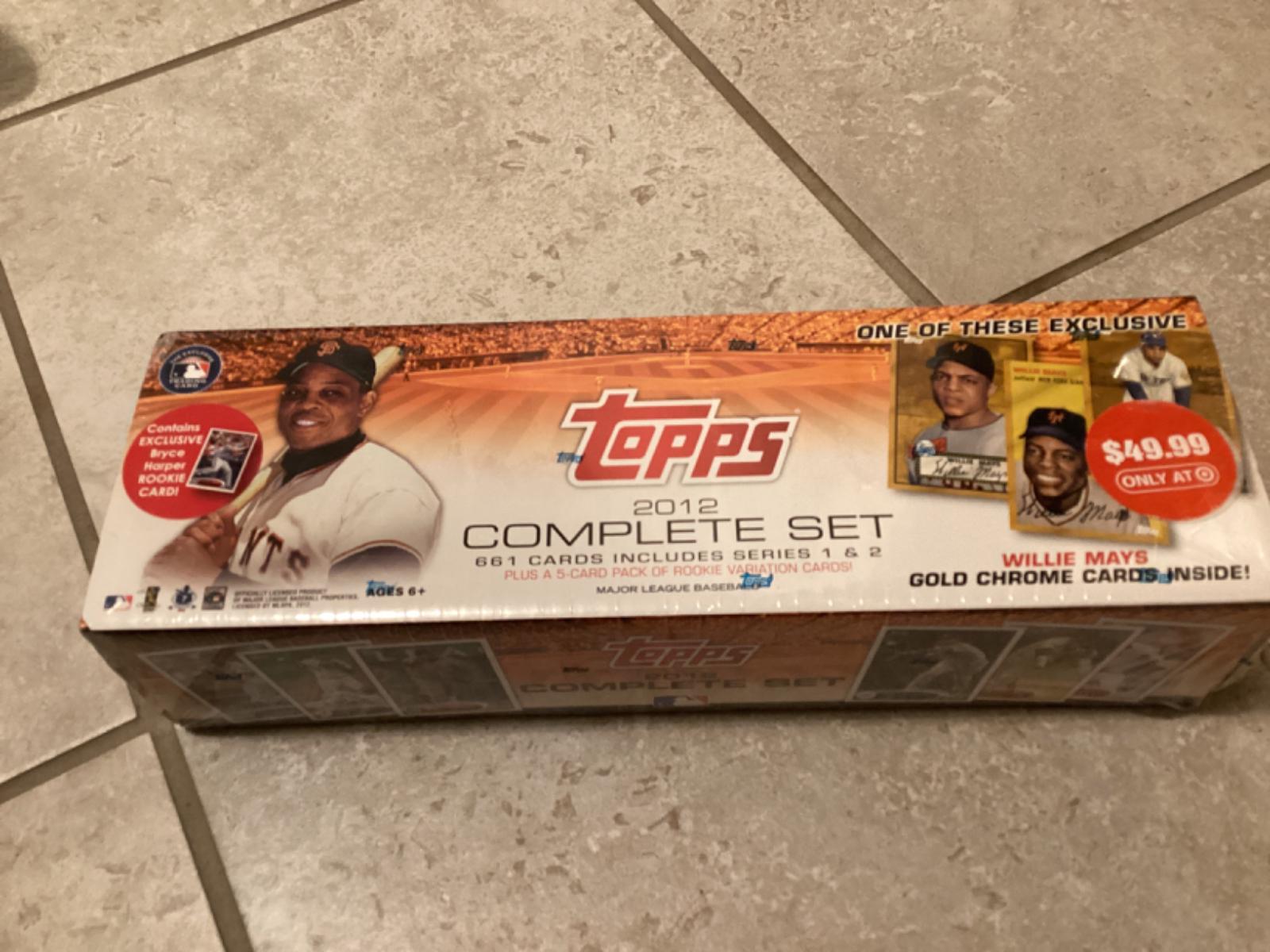Complete Set Baseball Cards 2012 Topps