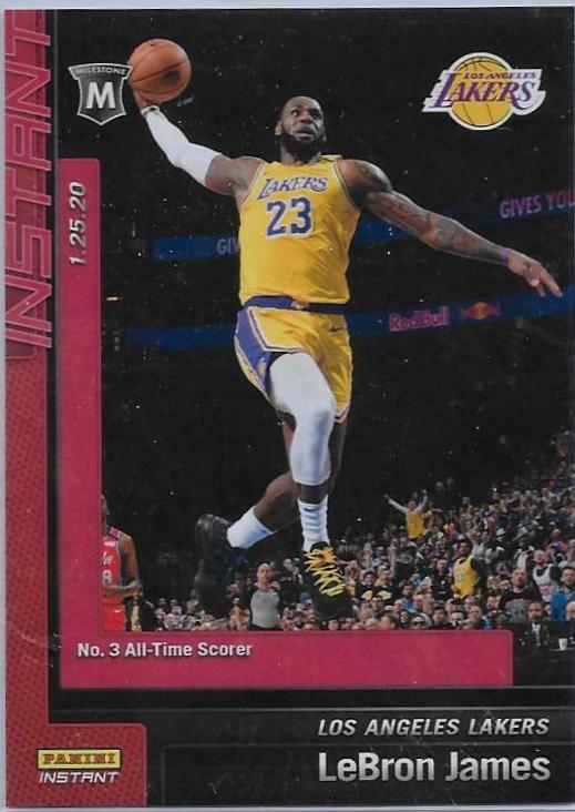 LeBron James #78 Basketball Cards 2019 Panini Instant