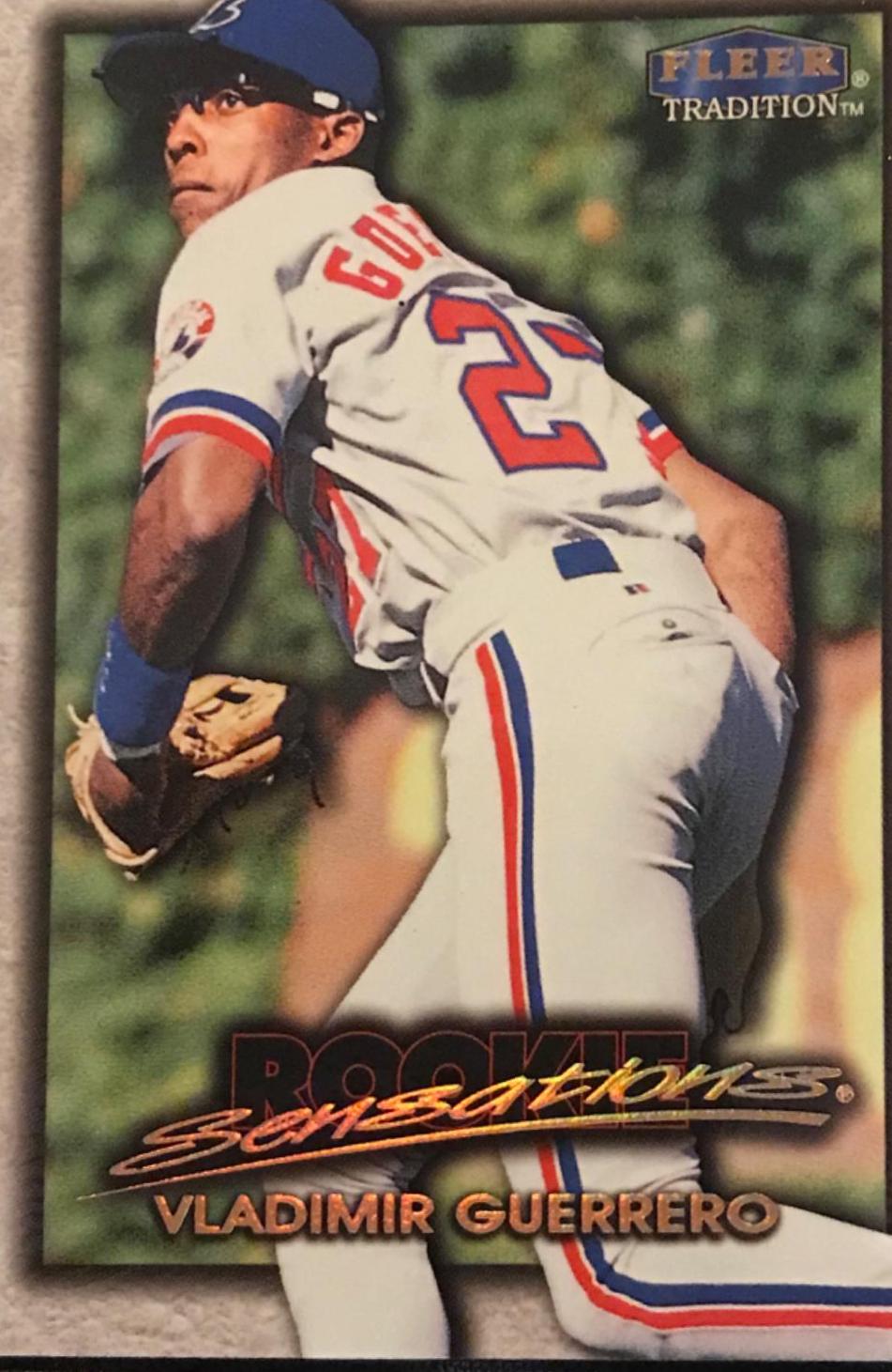 Vladimir Guerrero #7RS Baseball Cards 1998 Fleer Rookie Sensations