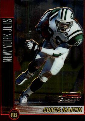 Curtis Martin #4 Football Cards 2002 Bowman Chrome